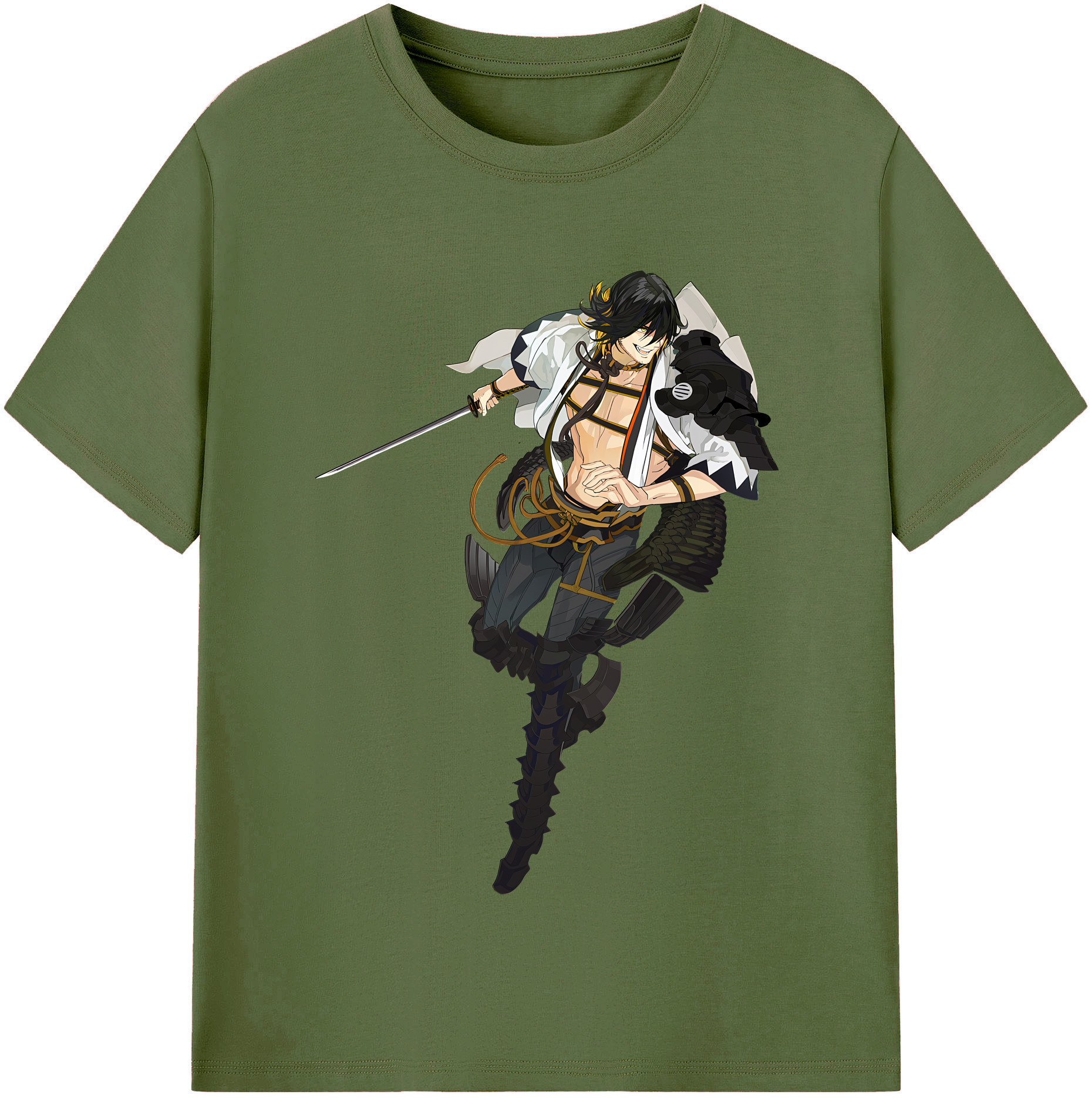 （画像用） 刀剣乱舞 Touken Ranbu 綿100％半袖Tシャツ（フロントプリント）